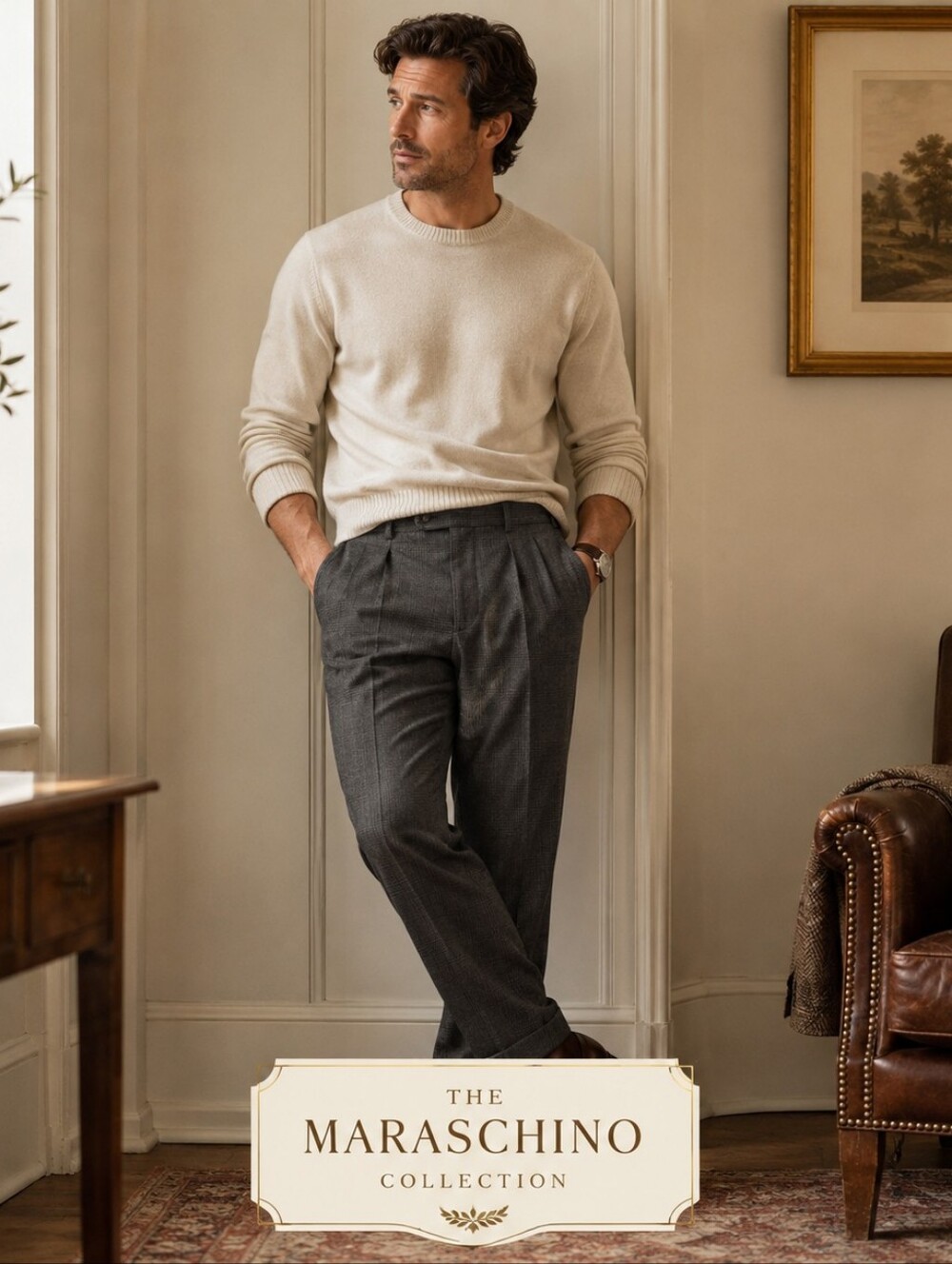 Club Room Wool Pleated Dress Pants | Men’s 42x32